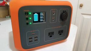 Bluetti AC50 Turned On