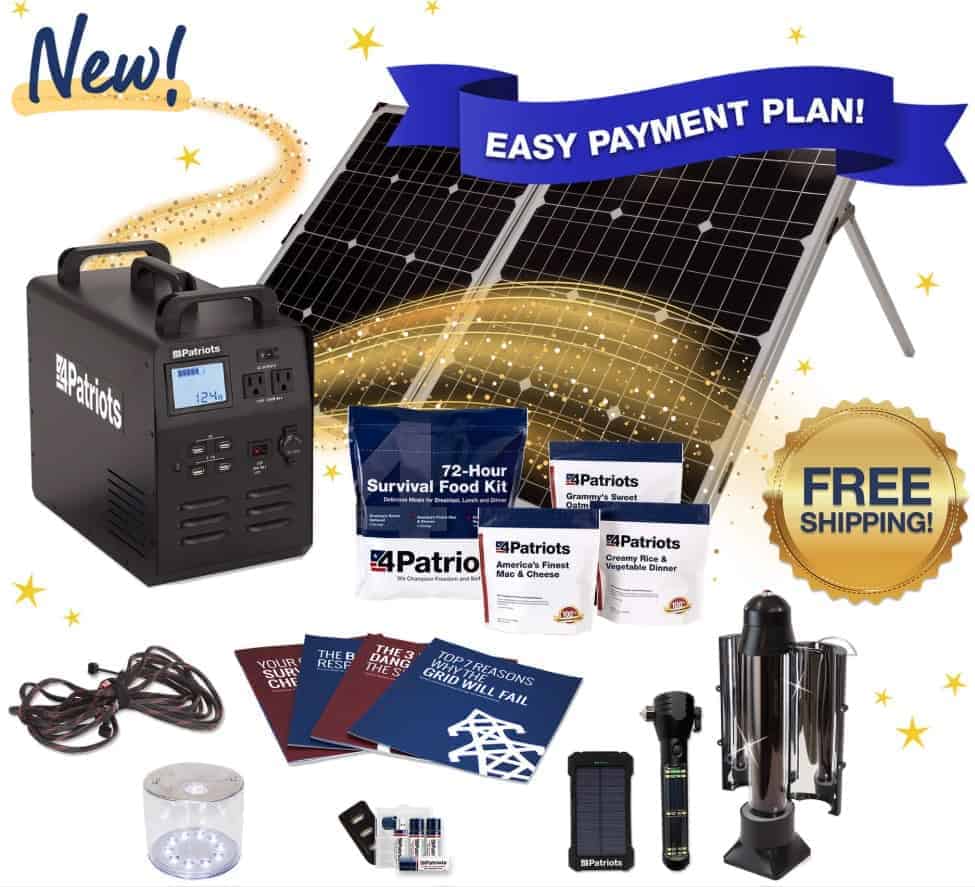 Patriot 1800 Solar Generator Kit