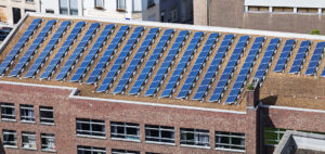 solar power generator at portable power station
